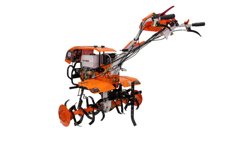 Motocultor RURIS 1300KS + roti cauciuc 5.00-12+plug reversibil rev2+roti metalice 500+set contragreutati 20kg -23