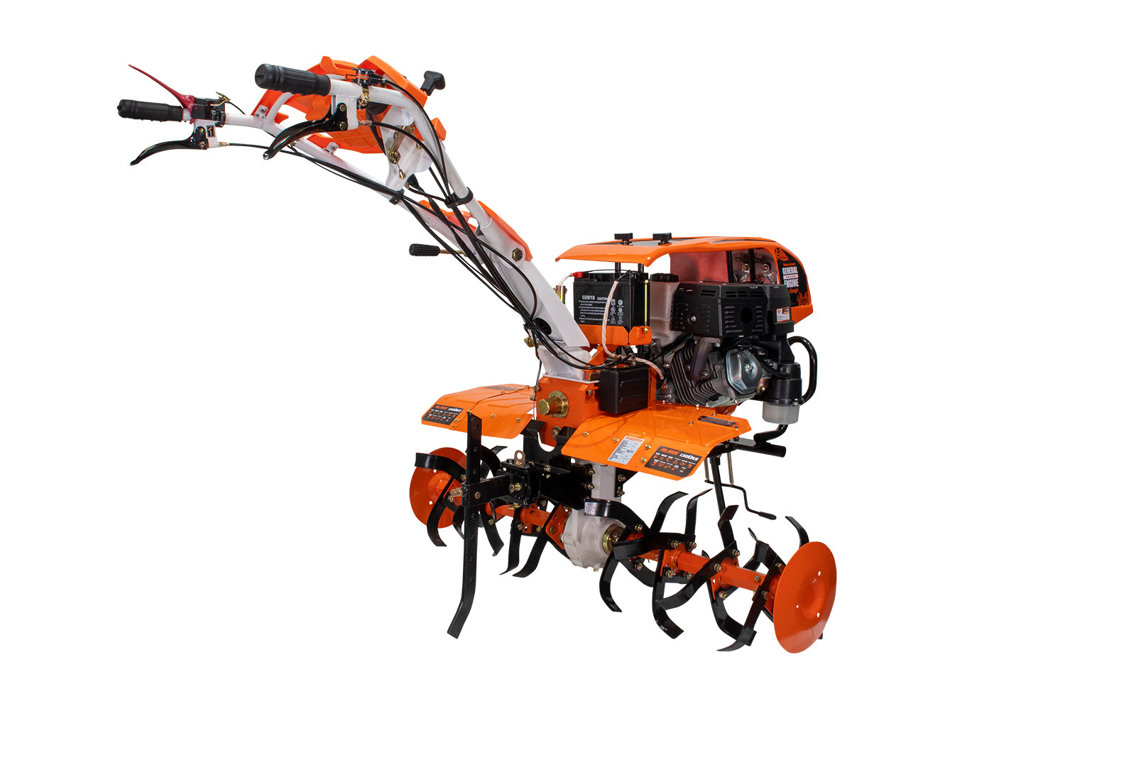 Motocultor RURIS 1300KS + roti cauciuc 5.00-12+plug reversibil rev2+roti metalice 500+set contragreutati 20kg -19