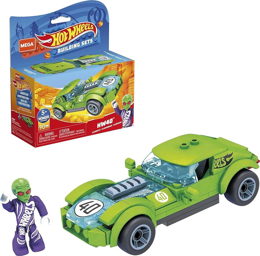 Masinuta Construibila Hw40 Hot Wheels Mega