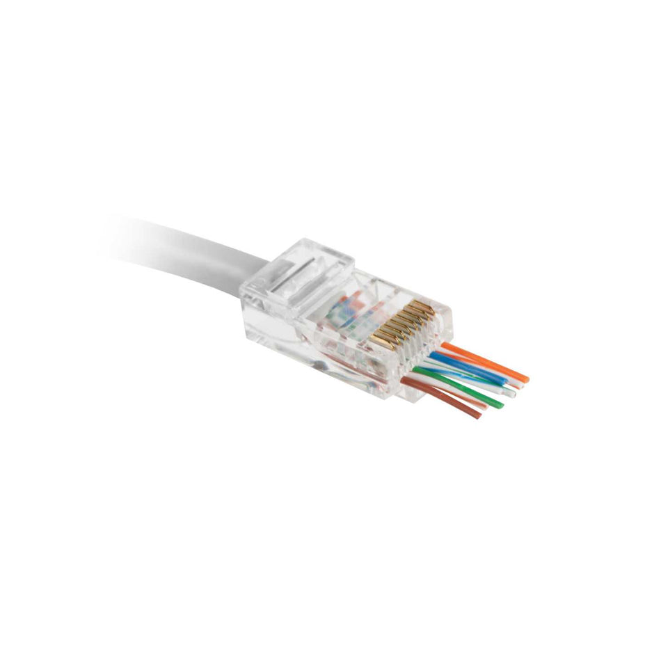 MUFA RJ45 8P8C CAT 5E PASS THROUGH