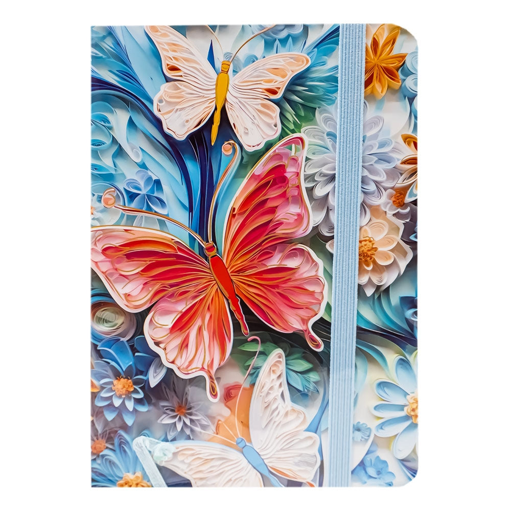 Notes A7 cu elastic, 80 file, Butterfly