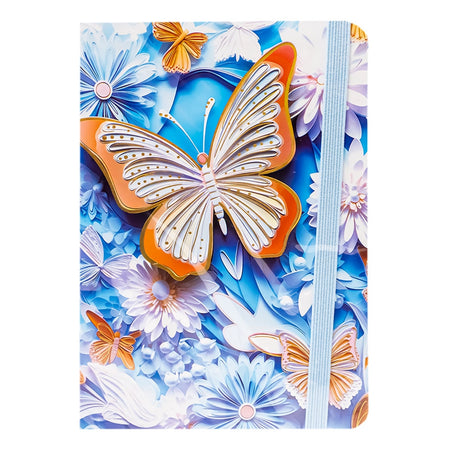 Notes A7 cu elastic, 80 file, Butterfly
