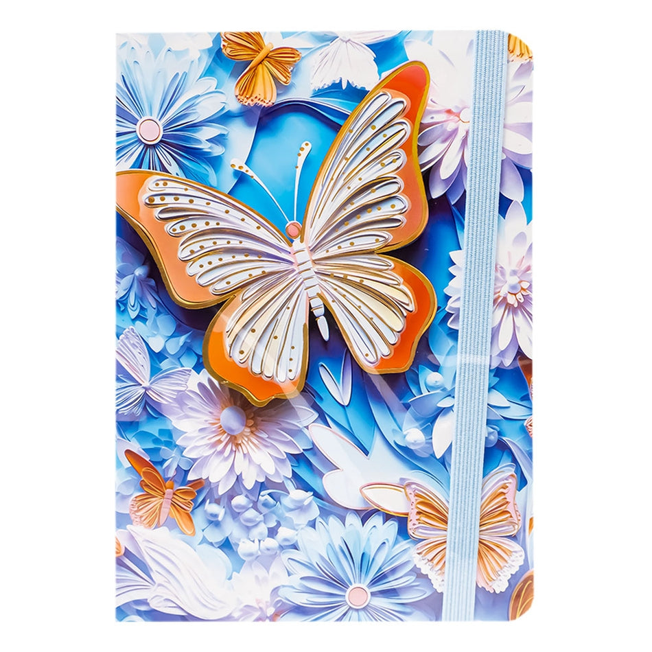 Notes A7 cu elastic, 80 file, Butterfly