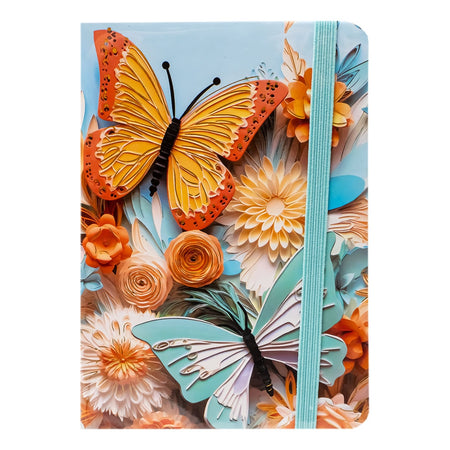 Notes A7 cu elastic, 80 file, Butterfly