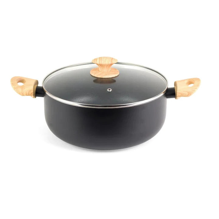 Oală cu capac 20 cm, 2.5L, Scandi Smartstone, antiaderentă, PROGRESS 713098