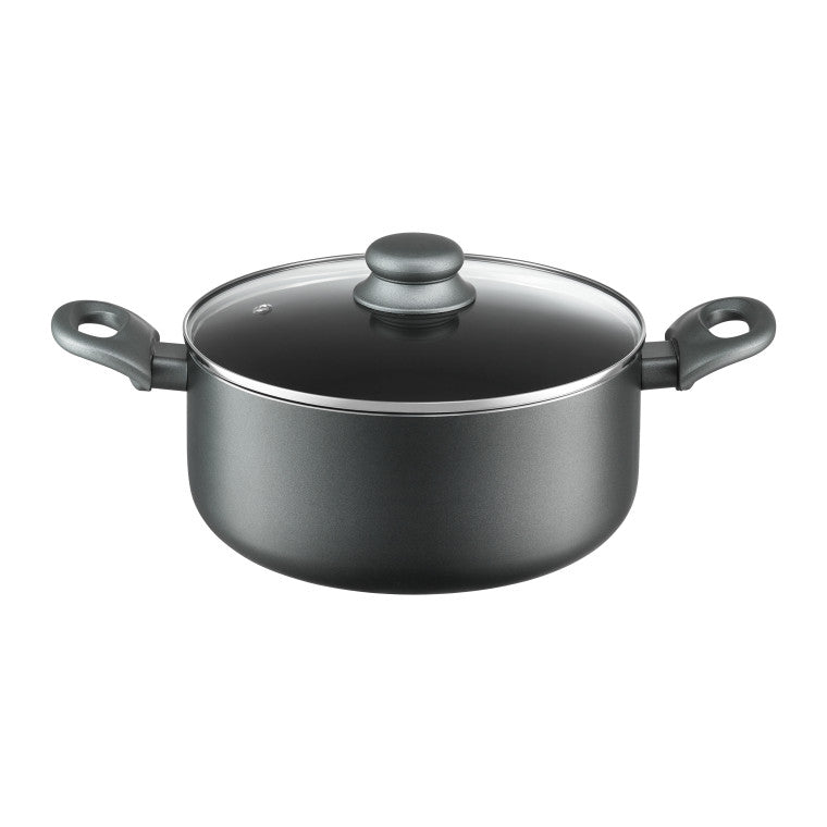 Oală cu capac Ambition Graphite, aluminiu, inveliș ILAG Basic, diferite mărimi 4,7 L 24 cm