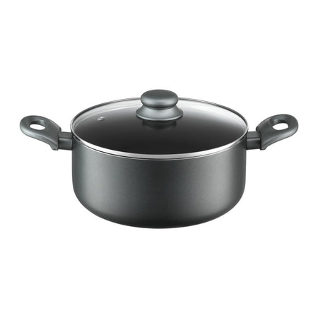 Oală cu capac Ambition Graphite, aluminiu, inveliș ILAG Basic, diferite mărimi 4,7 L 24 cm