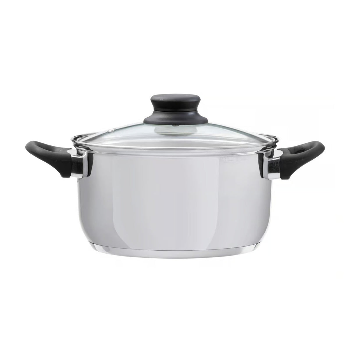 Oală inox cu capac Lima Domotti pentru toate tipurile de aragaz