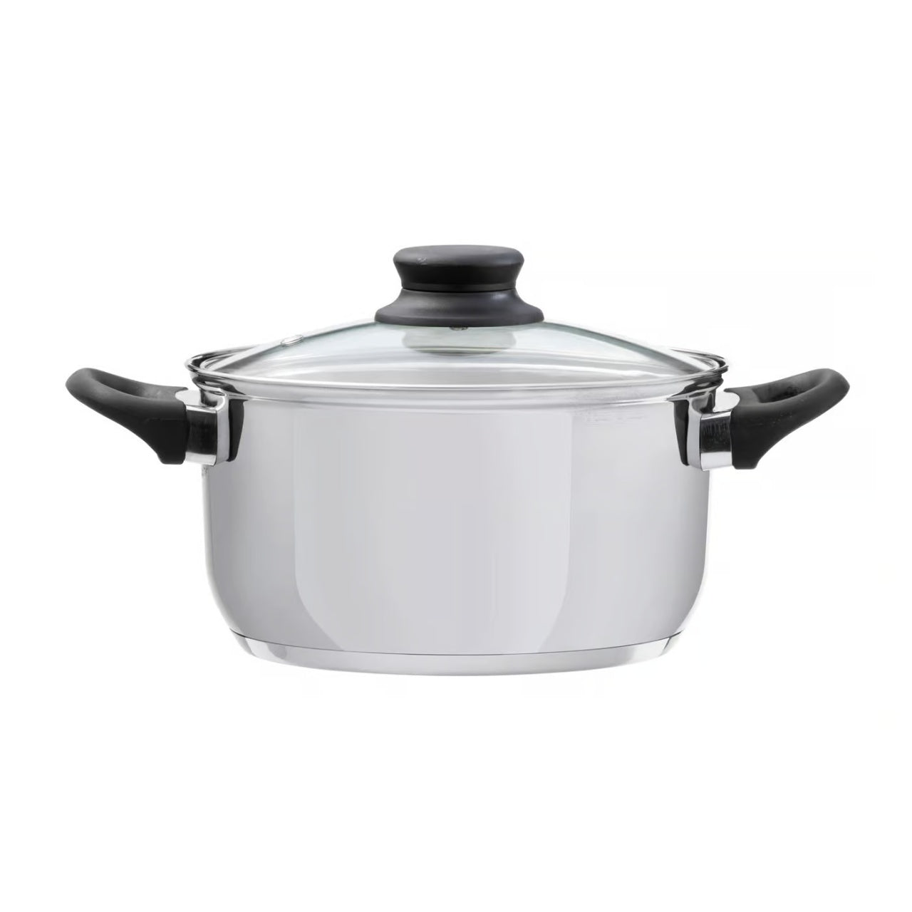 Oală inox cu capac Lima Domotti pentru toate tipurile de aragaz