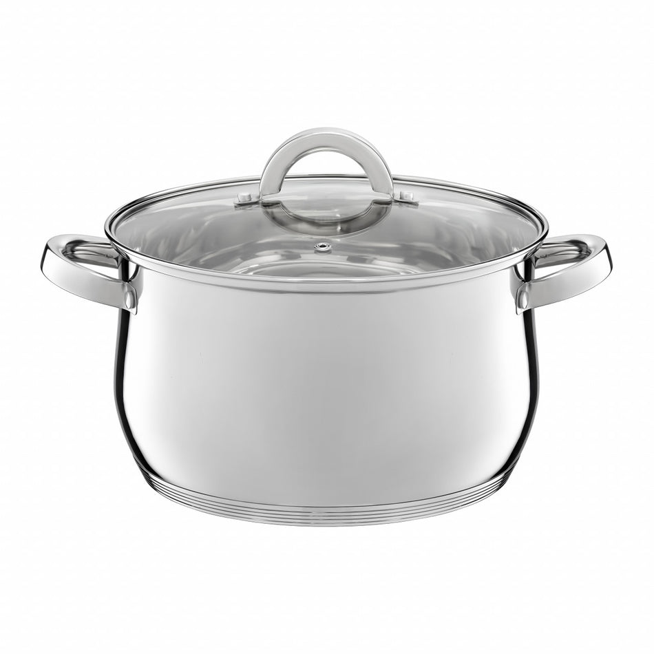 Oală inox cu capac Berry Ambition, capacități variate pentru gătit 8500 ml