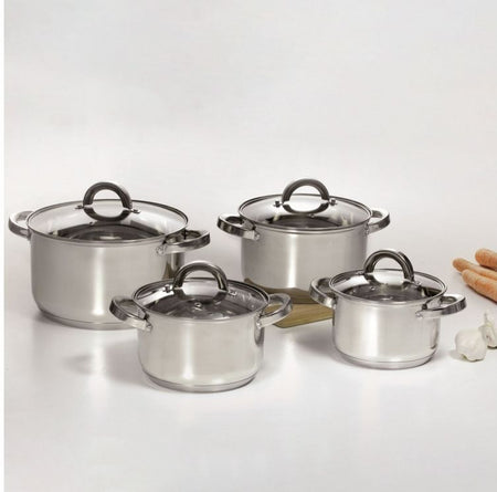Oală inox cu capac Berry Ambition, capacități variate pentru gătit 8500 ml