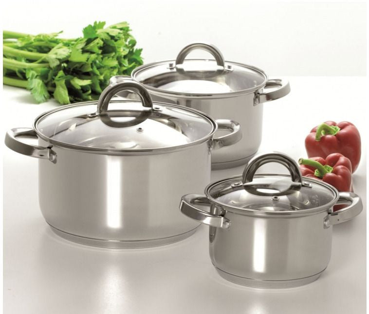 Oală inox cu capac Berry Ambition, capacități variate pentru gătit 8500 ml