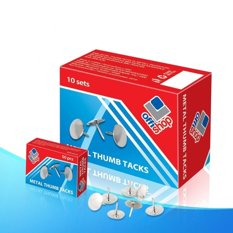 Pioneze Metalice, 50 Buc/Set Of005 Offishop