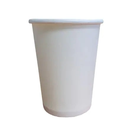 Pahar Carton+pe Bauturi Calde 210 Ml Alb,50 Set