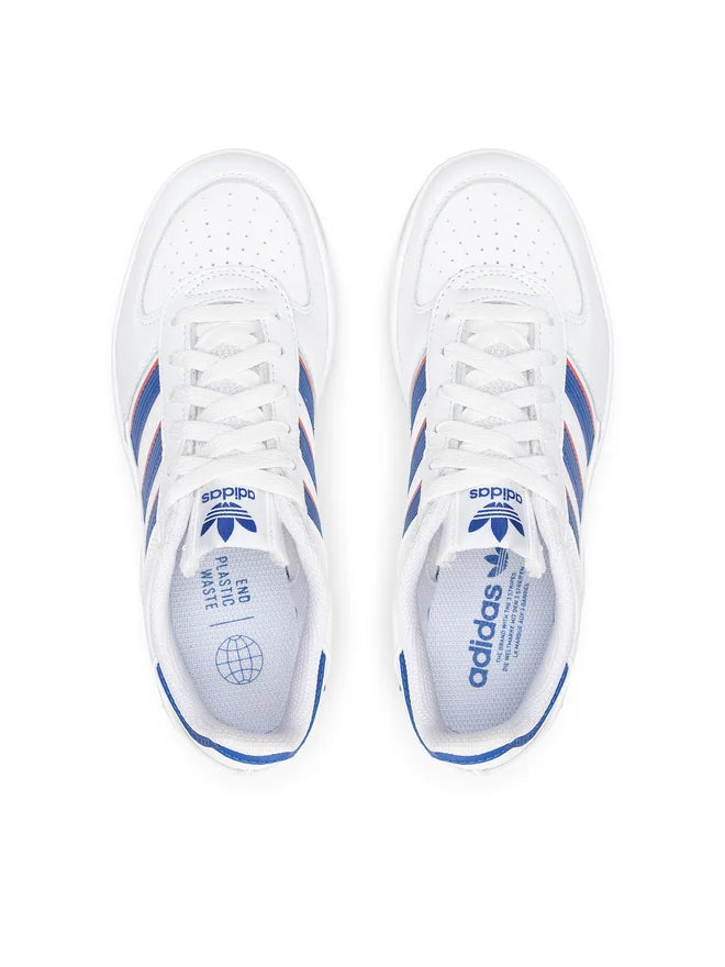 Adidas G.S. Court – Cloud White / Collegiate Royal / Collegiate Orange