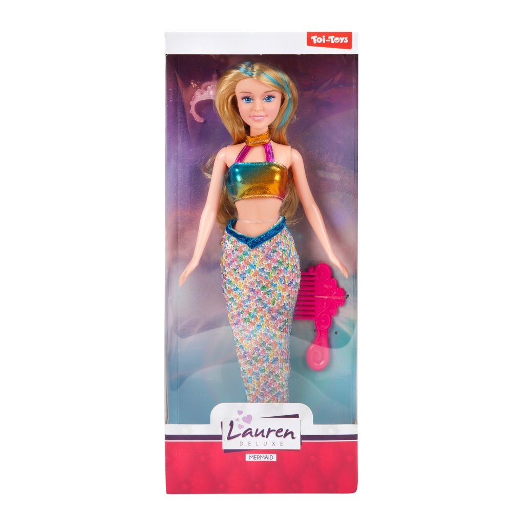 Papusa sirena, cu accesorii - Toi-Toys