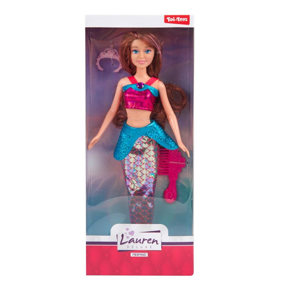 Papusa sirena, cu accesorii - Toi-Toys