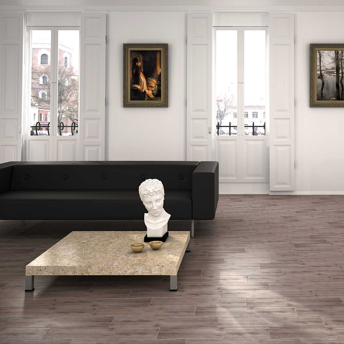 Gresie Wood Basic Beige 20x60cm; 1.20mp/cutie