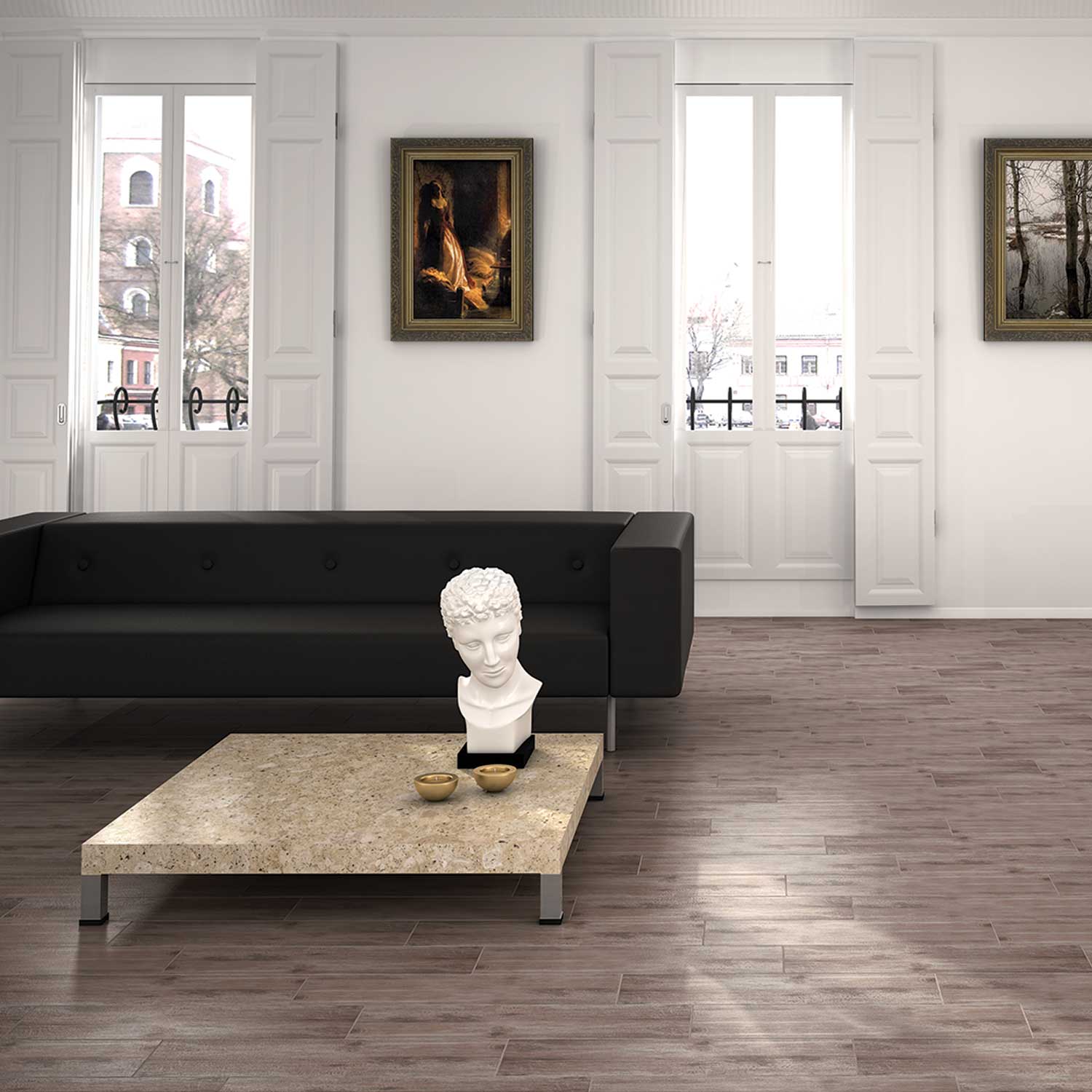 Gresie Wood Basic Beige 20x60cm; 1.20mp/cutie