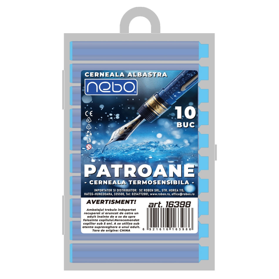 Patroane Cerneala Termosensibila, 10buc/set