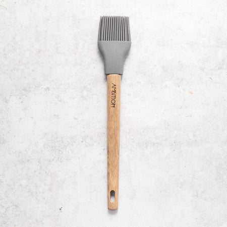 Pensulă silicon cu mâner bambus, Nordic – design modern pentru bucătărie AMBITION 96764