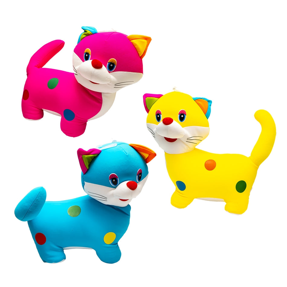 Perna pentru copii cu forma de pisica, moale si colorata pentru decor sau joaca China 0957-4