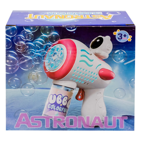 Pistol baloane de sapun, cu baterii, Astronaut