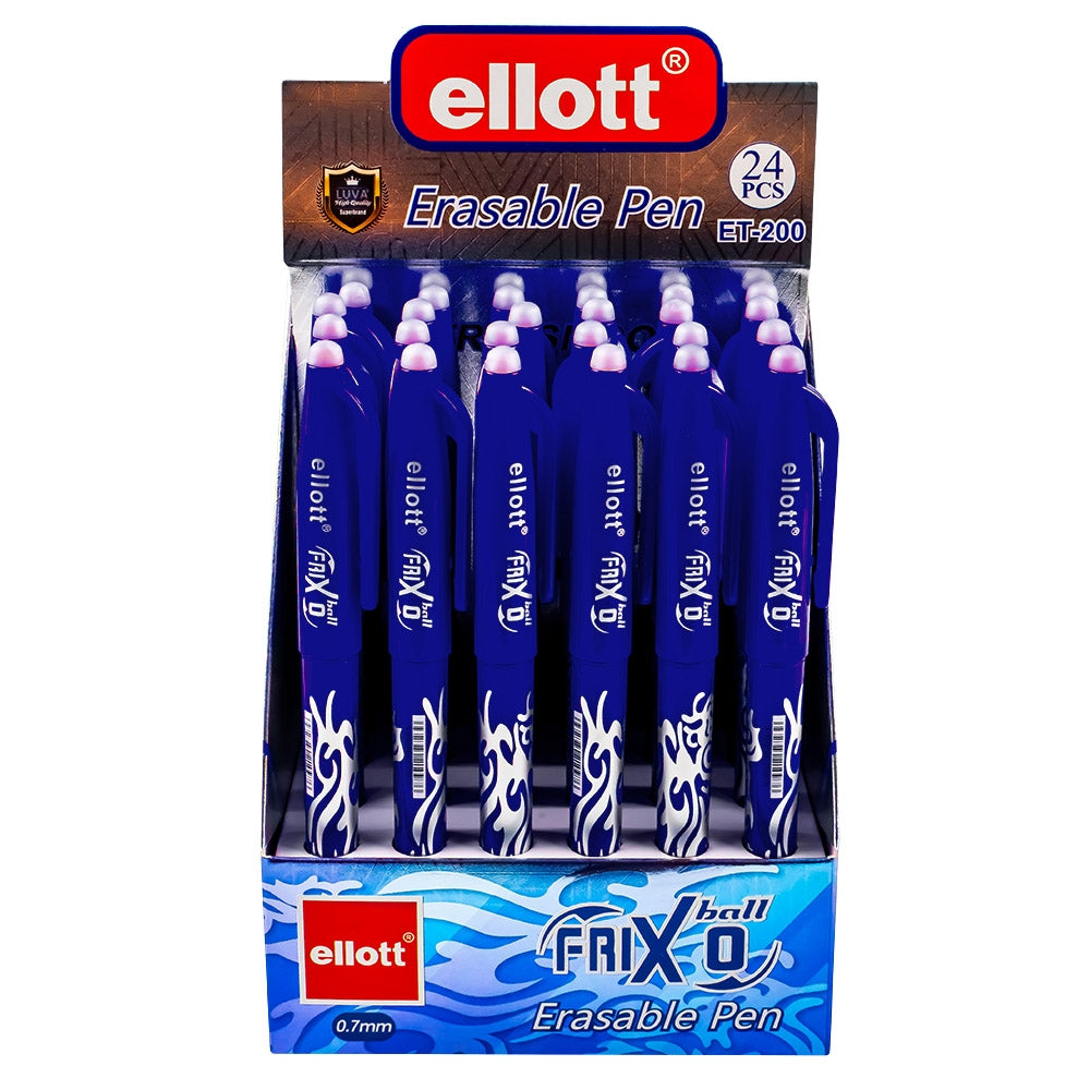 Pix cu cerneala termosensibila, clips, mina albastra, 0.7 mm -  ELLOTT