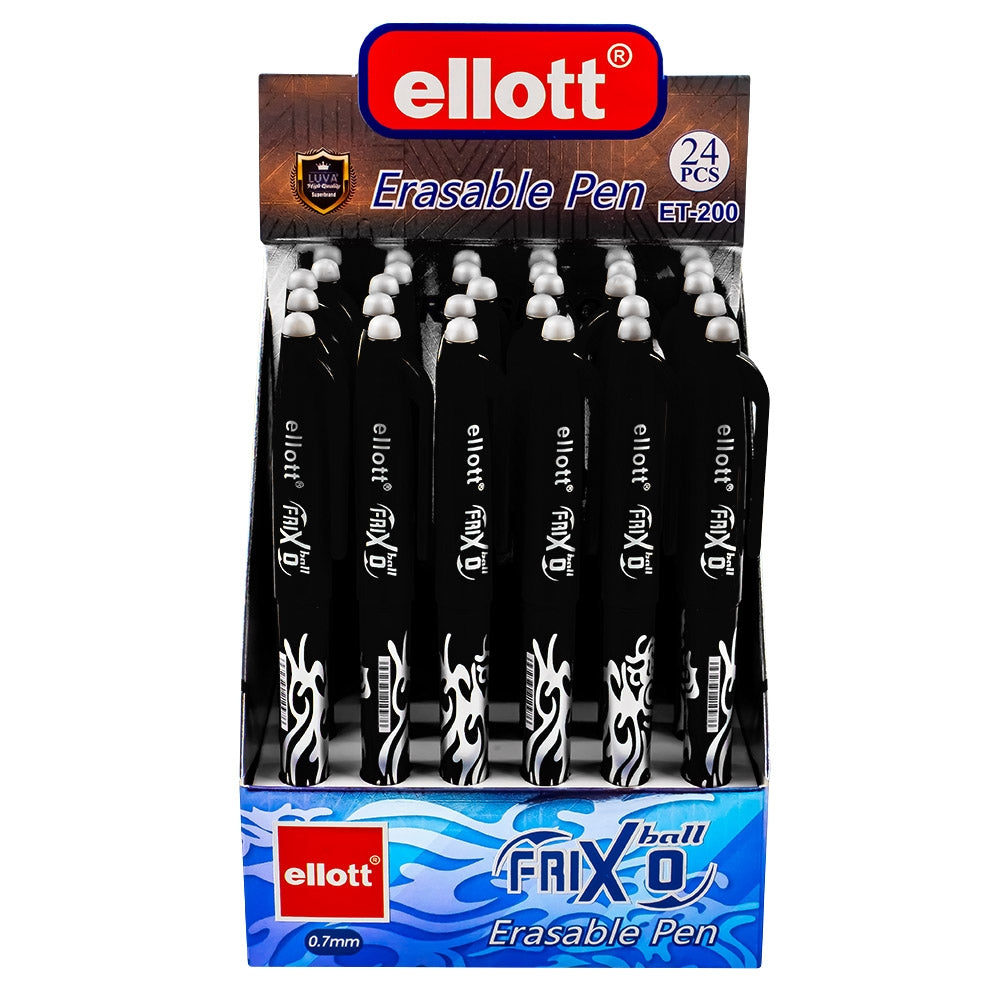 Pix cu cerneala termosensibila, clips, mina neagra, 0.7 mm -  ELLOTT