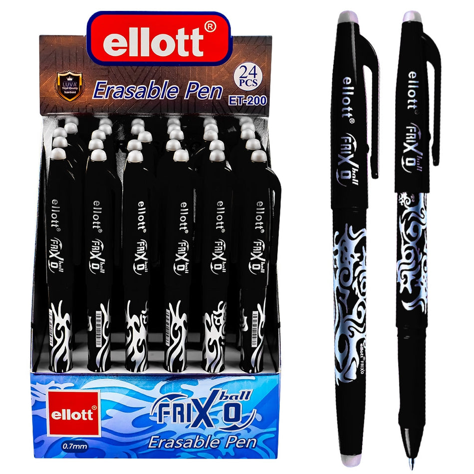 Pix cu cerneala termosensibila, clips, mina neagra, 0.7 mm -  ELLOTT