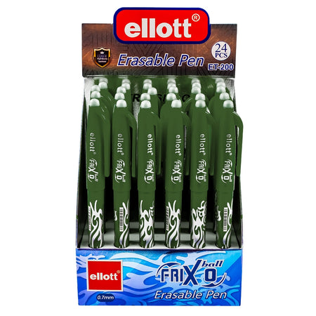 Pix cu cerneala termosensibila, clips, mina verde, 0.7 mm -  ELLOTT