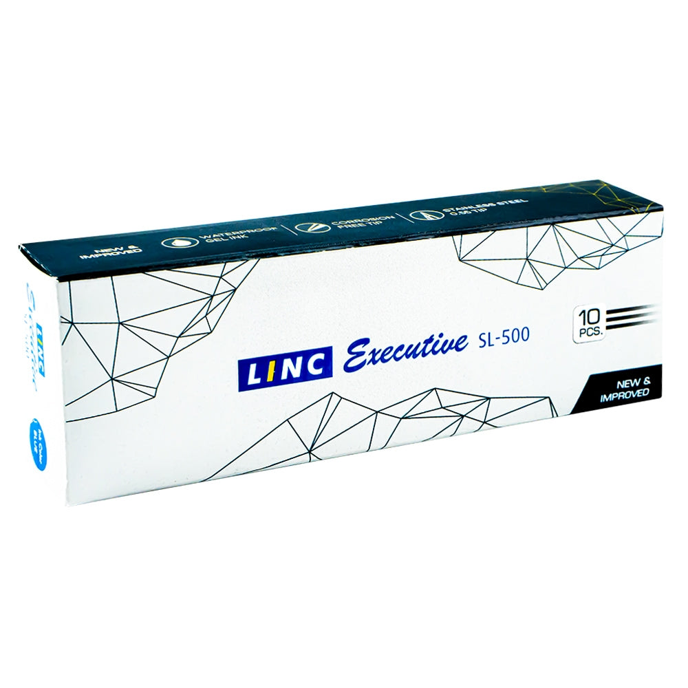 Pix Cu Gel Linc Executive Albastru 0,5mm 750blu