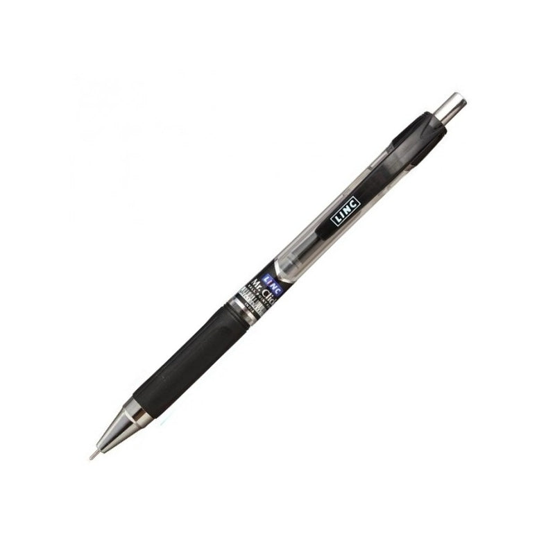 Pix Mr. Click, mina neagră, 0.7 mm, mecanism click, rezistent la apă LINC 100BLK