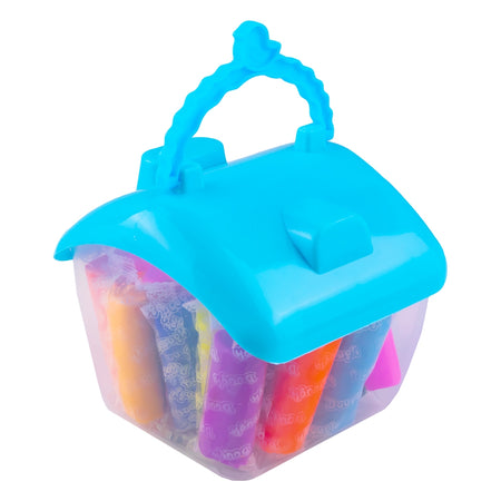 Plastilina 18 culori cu casuță și accesorii de modelaj NEBO 16790