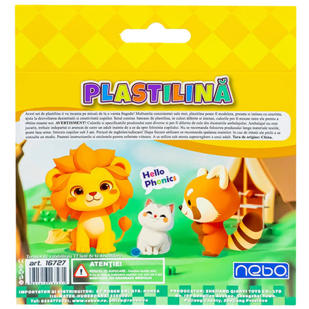 Plastilina 4 culori, NEBO