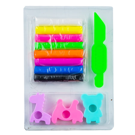 Plastilina 8 culori + forme, NEBO