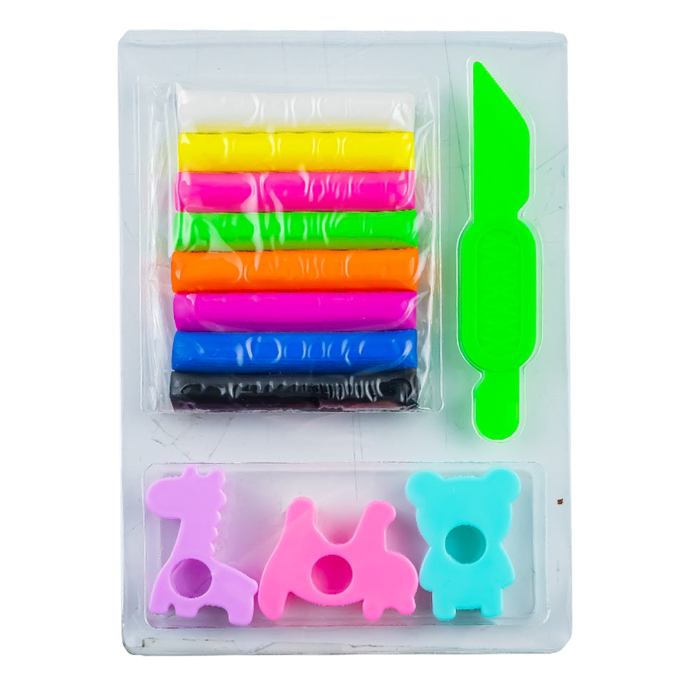 Plastilina 8 culori + forme, NEBO