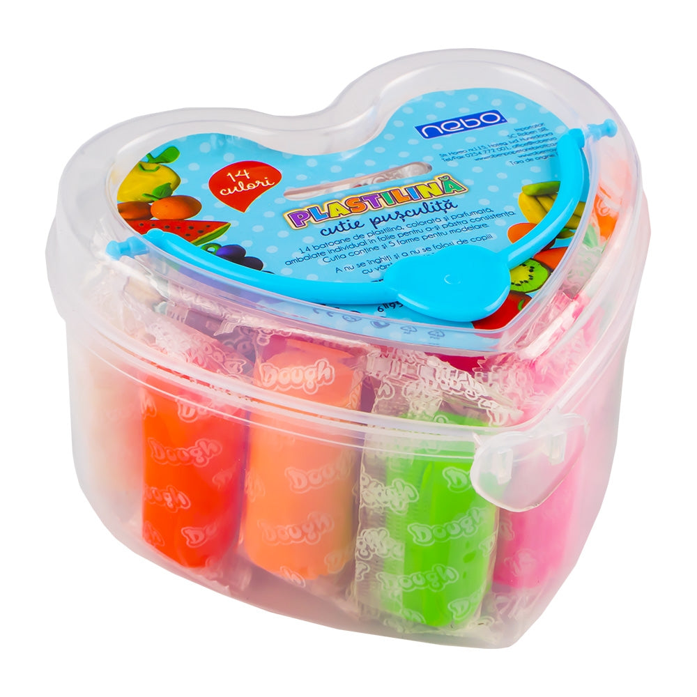 Plastilina Inimioara, 14 Buc/Set 16797 Nebo