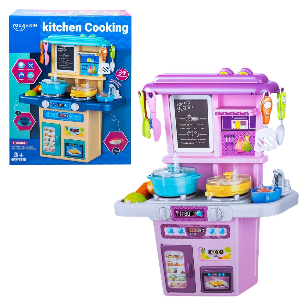 Set bucătărie pentru copii, plastic, 39×16,5×55 cm 678-721A