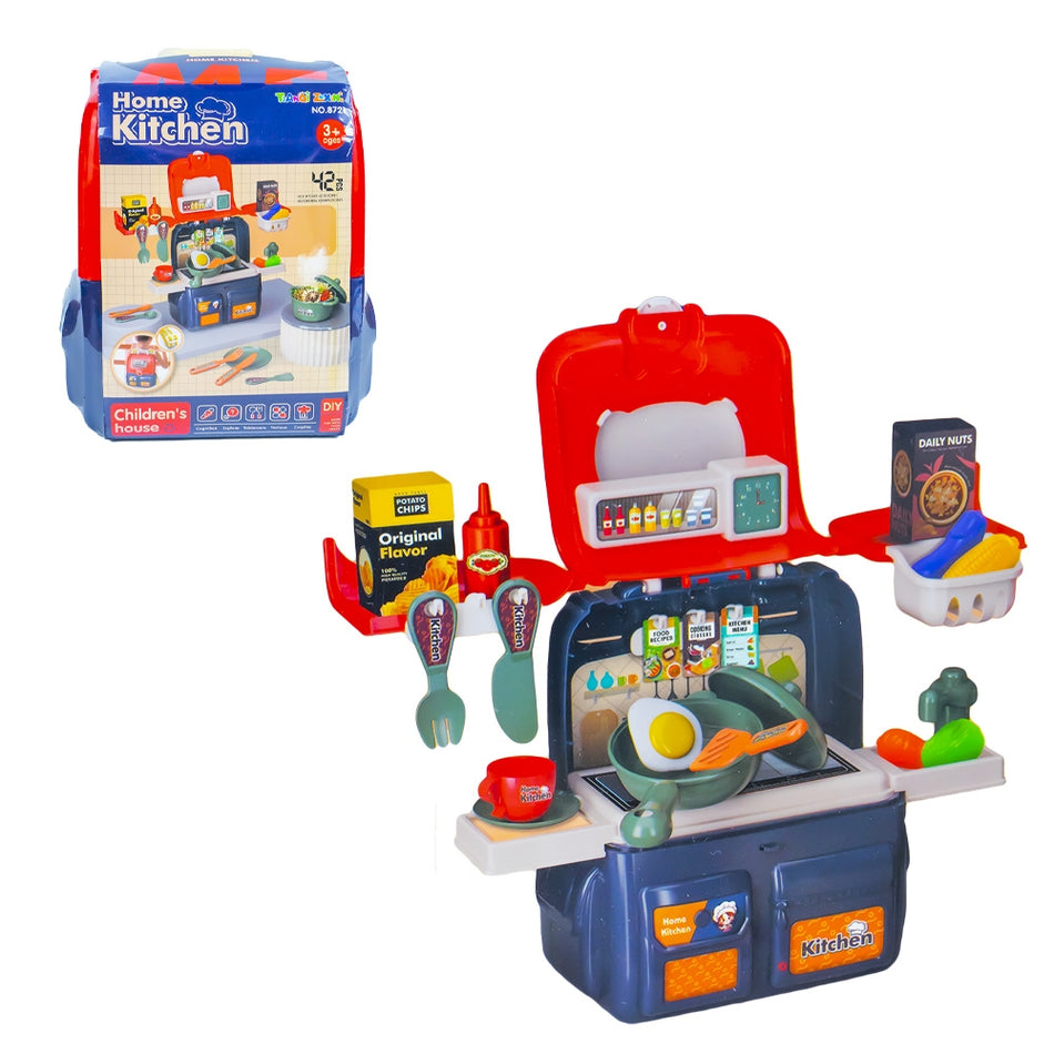 Play Set Bucatarie In Ghiozdanel, 42 Piese 8721