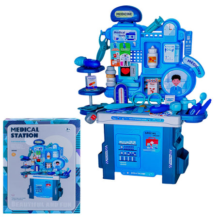 Play set doctor cu 42 piese, masa de consult, copii 9023