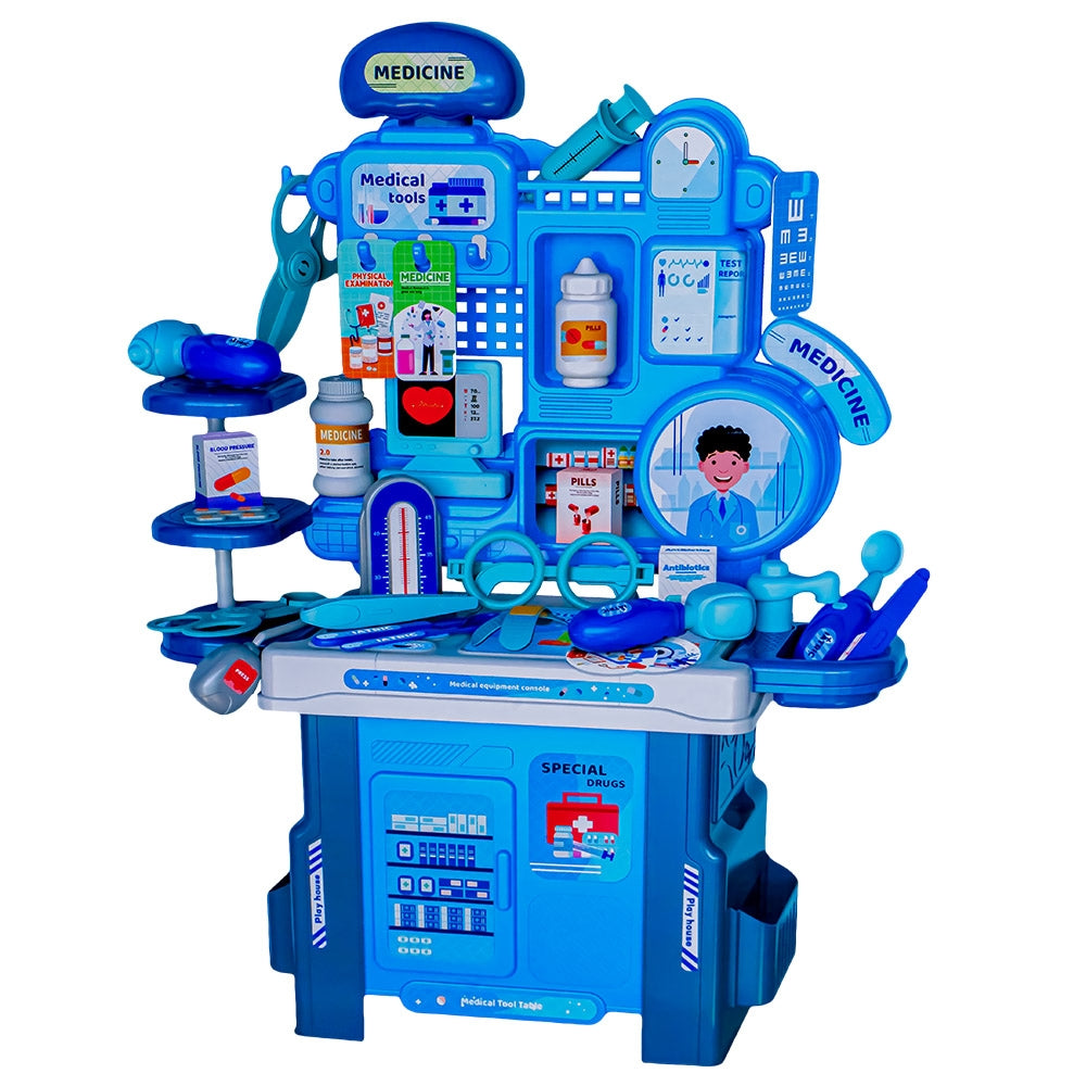 Play set doctor cu 42 piese, masa de consult, copii 9023