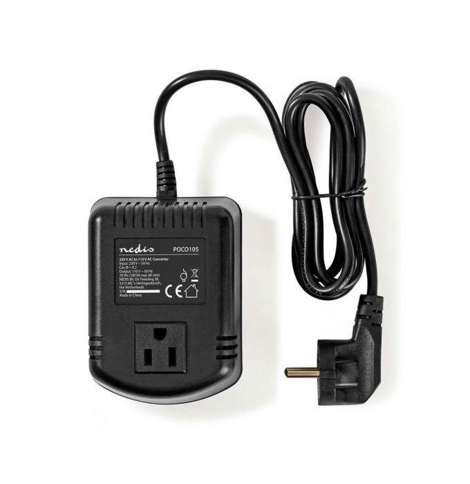 Convertor De Tensiune 220v-110v 100w Iesire Usa Nedis