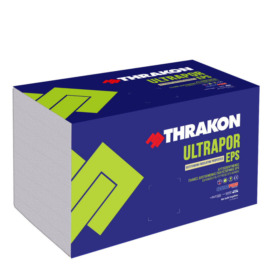 Polistiren EPS 80 Thrakon Climaplus Ultrapor, 1000 x 500 x 50 mm, 6 mp/bax