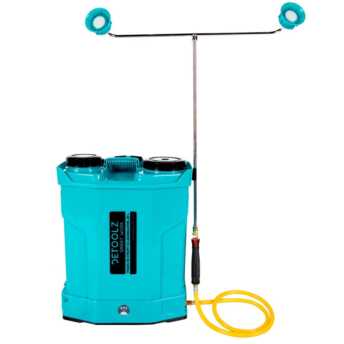 Pompă de stropit cu acumulator 16L, pulverizare electrică, autonomie extinsă Detoolz DZ-PA1006-S001-G01