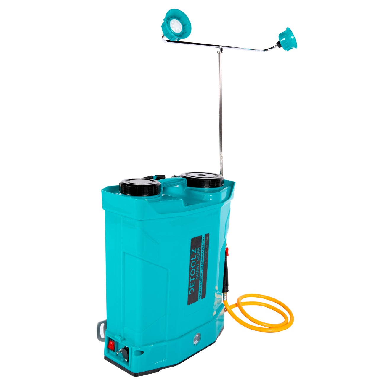 Pompă de stropit cu acumulator 16L, pulverizare electrică, autonomie extinsă Detoolz DZ-PA1006-S001-G01