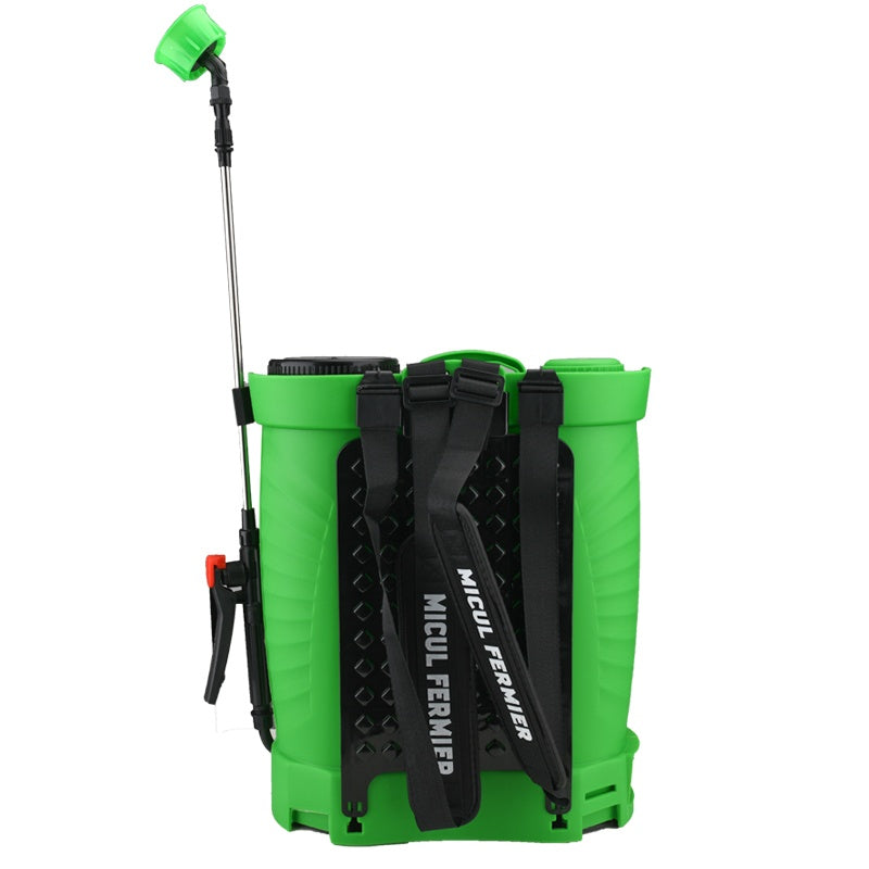 Pompa de stropit 18L cu acumulator, lance telescopică, Micul Fermier MF-PA1009-S001-G01