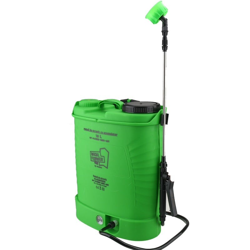 Pompa de stropit 18L cu acumulator, lance telescopică, Micul Fermier MF-PA1009-S001-G01