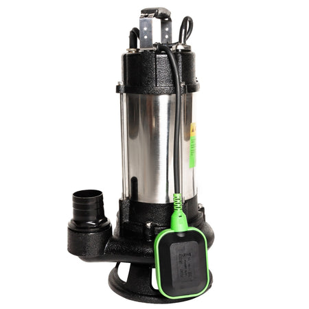 Pompa submersibilă 1,1 kW 12.000 l/h H13,5 m cu tocător Micul Fermier MF-PS1020-G01