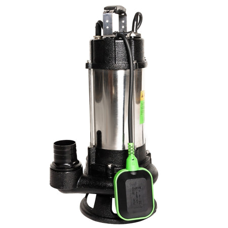 Pompa submersibilă 1,1 kW 12.000 l/h H13,5 m cu tocător Micul Fermier MF-PS1020-G01